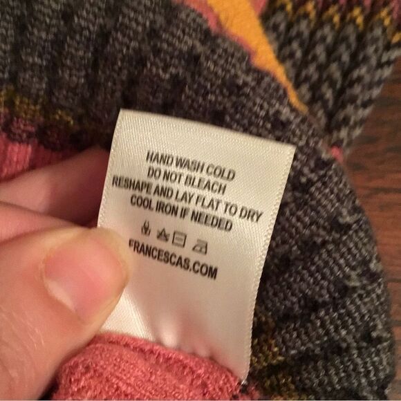 ALYA Multicolor Knitted Striped Scoop Neck Full Button Front Tank Top - Picture 9 of 9